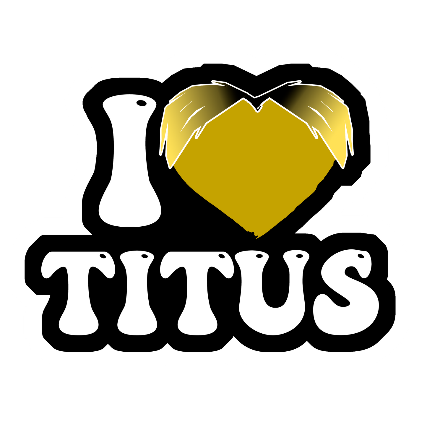 "TITUS" Tote Bag + Sticker Bundle