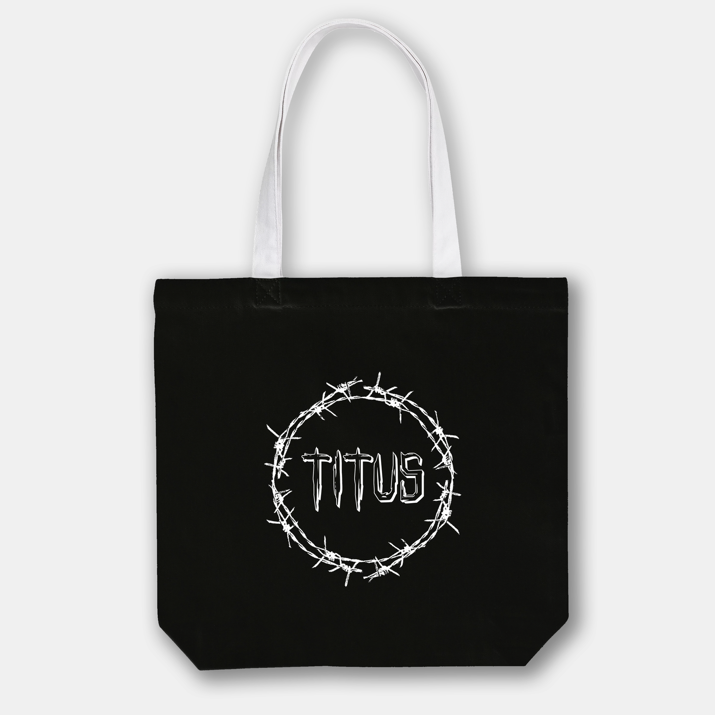 "TITUS" Tote Bag + Sticker Bundle